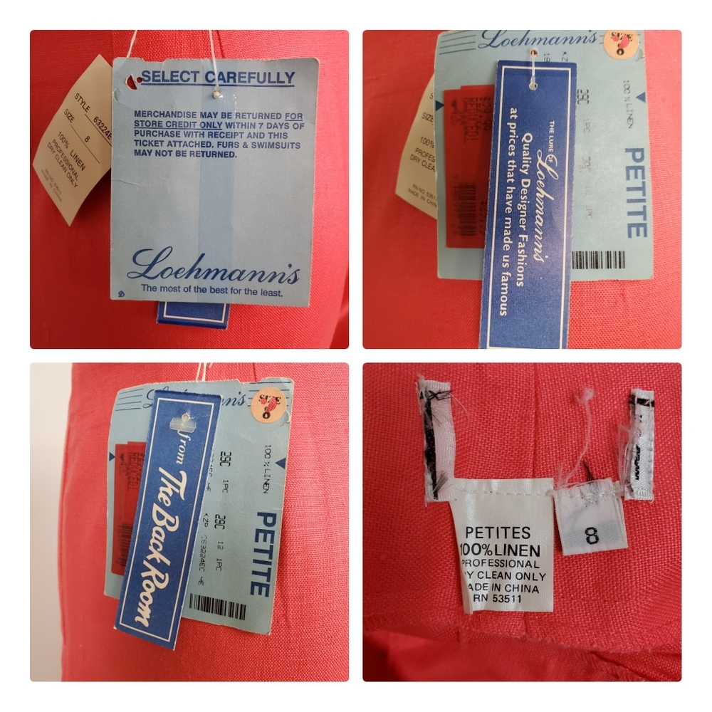 SOLD NWT Vtg 80's pants - Picture 6 of 8